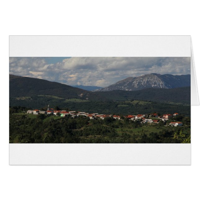 Village de Janezevo Brdo, Collines de Brkini, Slov (Devant horizontal)