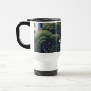 Village de la colline verte sereine Mug de voyage