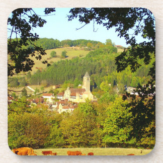 Village de Plazac Dessous de verre en plastique du