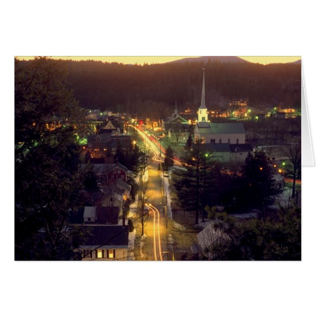 Village de Stowe à Dusk (Devant horizontal)