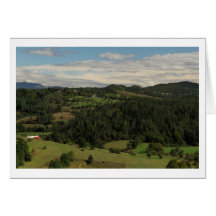 Village de Zajelšje, Collines de Brkini, Slovénie