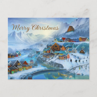 Village du Père Noël carte postale