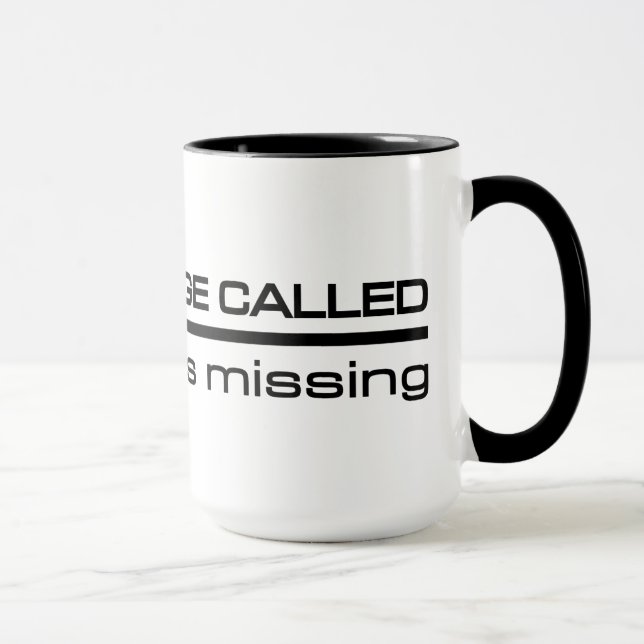 Village Idiot tasse - choisir style & couleur (Droite)