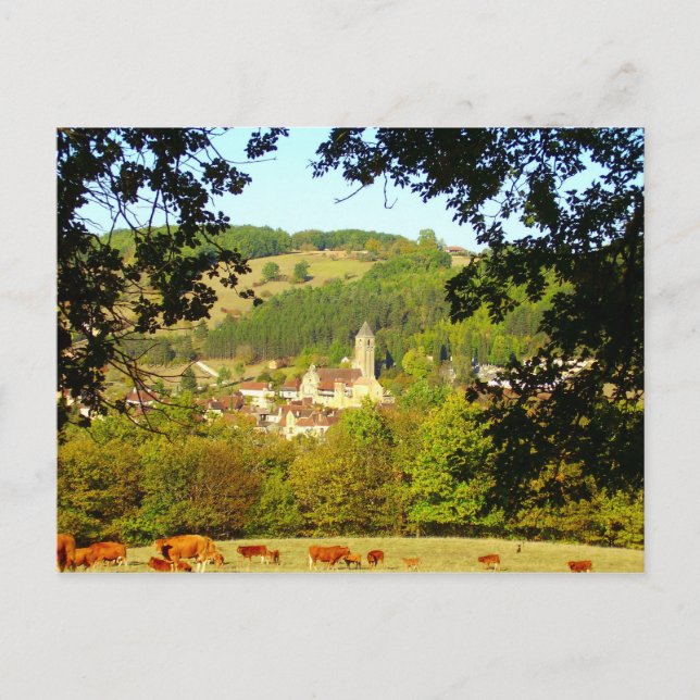 Village médiéval de Plazac Carte postale (Devant)