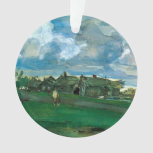Village russe Valentin Serov