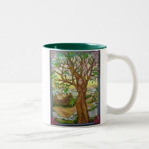 Village Tree Spirit Mug café vert
