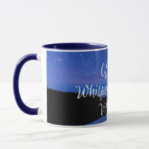 Villageois de chuchotement officiel de pins tasse