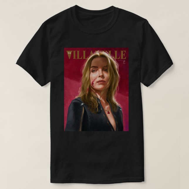 Villanelle Painted Portrait Premium T-Shirt (Design devant)
