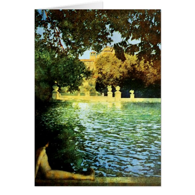 Villas et jardins vintages : La piscine (Devant)