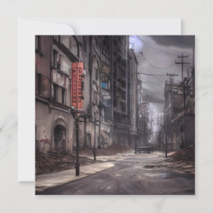 Ville Abandonnée   Monde Dystopique Post Apocalypt