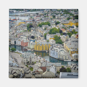 Ville Alesund, aimant de Nouveau d'art de la