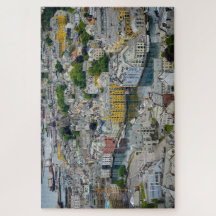 Ville Alesund, puzzle de Nouveau d'art de la