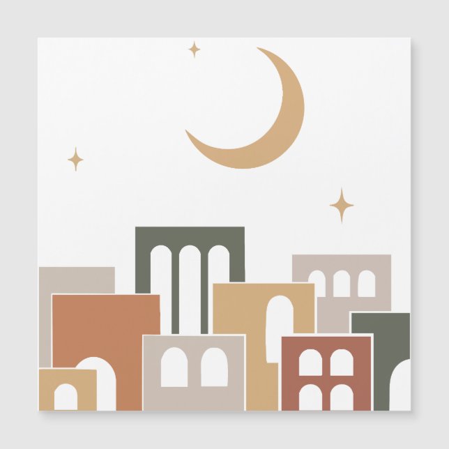 Ville au clair de lune (Devant)