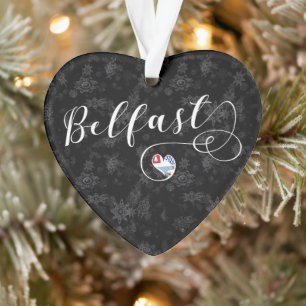 Ville de Belfast Drapeau dans le coeur