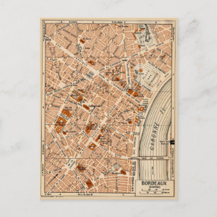 Ville de Bordeaux France Carte Postale Ancienne