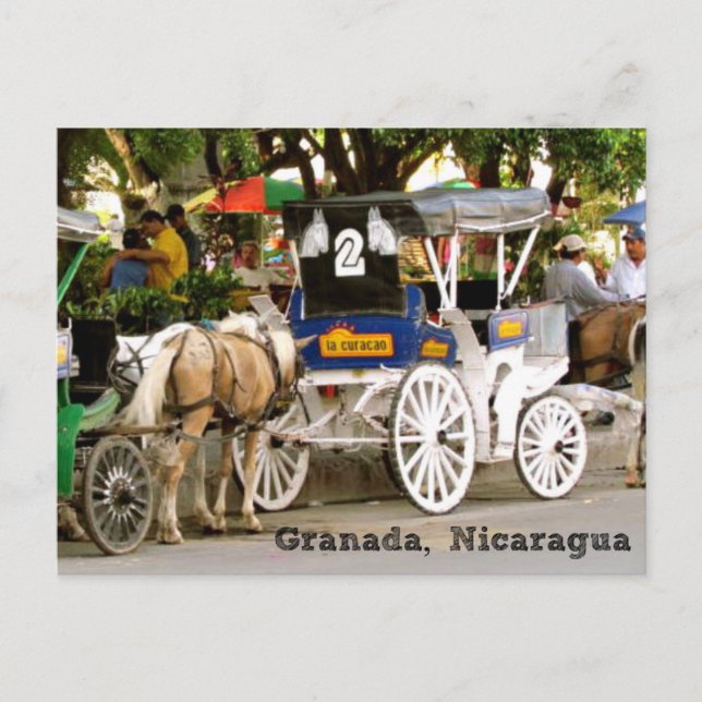 Ville de Grenade, Nicaragua Carte postale (Devant)