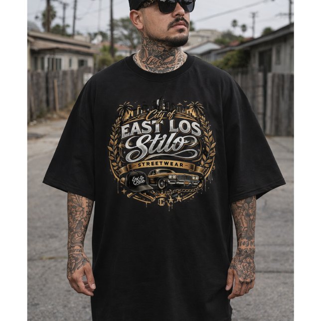 Ville de l'Est  T-shirt Stilo Los (City of East Los Stilo T-shirt)