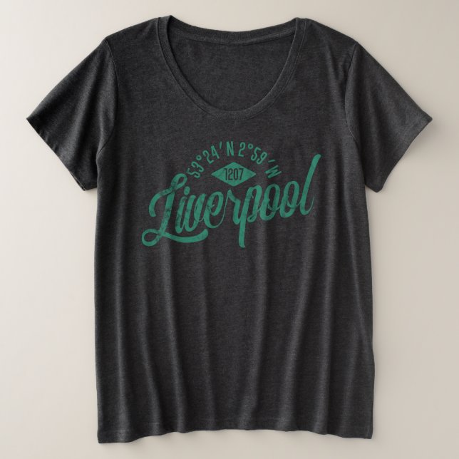 Ville de Liverpool Coordonnateurs Tee - shirt (Design devant)