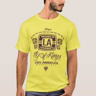Ville de Los Angeles de T-shirt d'anneaux