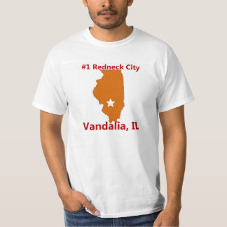 Ville de plouc de Vandalia #1 dans le T-shirt des