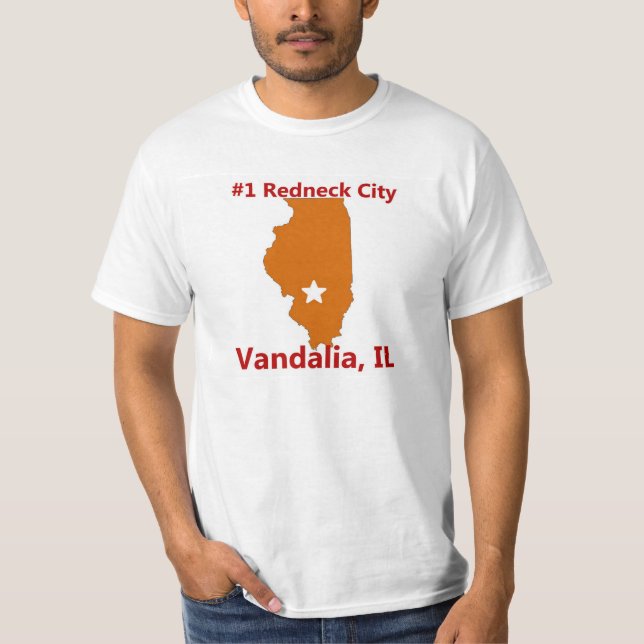 Ville de plouc de Vandalia #1 dans le T-shirt des (Devant)