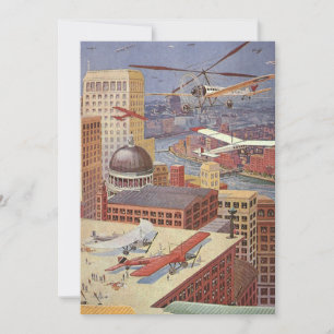 Ville de science-fiction vintage, Steam Punk victo