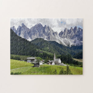 Ville des Dolomites italiennes - Puzzle