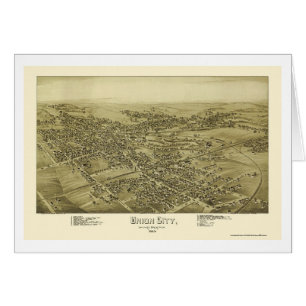 Ville des syndicats, carte panoramique de PA -