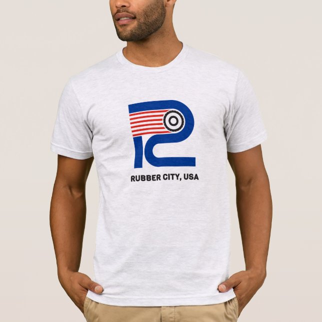 Ville en caoutchouc, T-shirt des Etats-Unis (Devant)