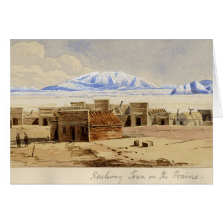 Ville ferroviaire sur la prairie