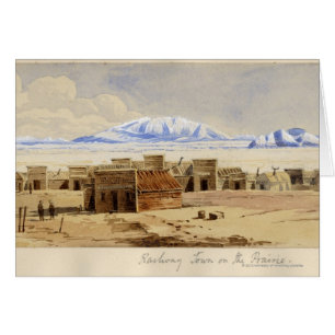 Ville ferroviaire sur la prairie