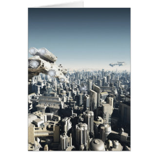 Ville future attaquée