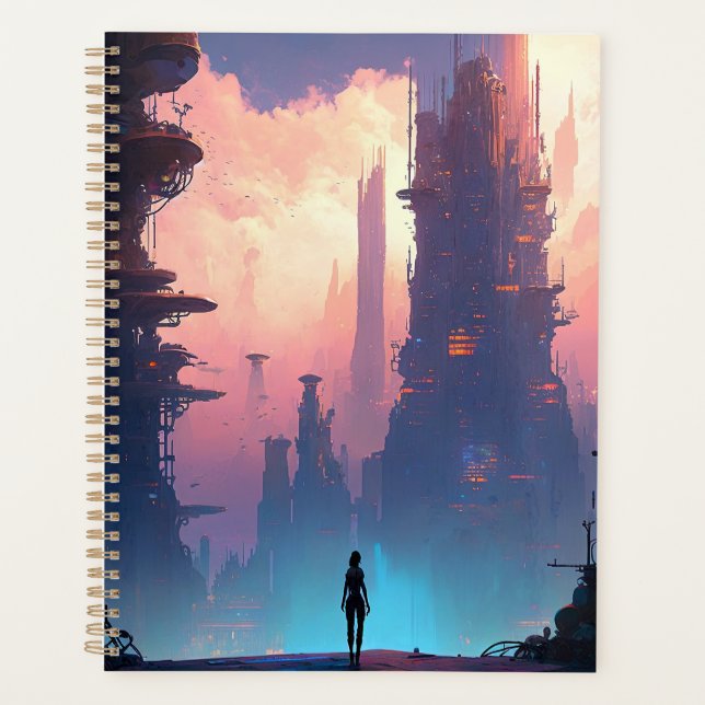 Ville futuriste de science-fiction (Devant)