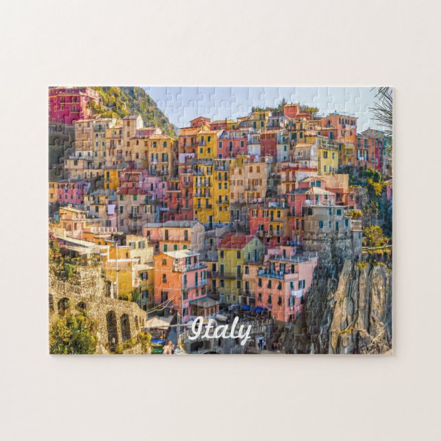 Ville italienne sur le Puzzle méditerranéen (Horizontal)
