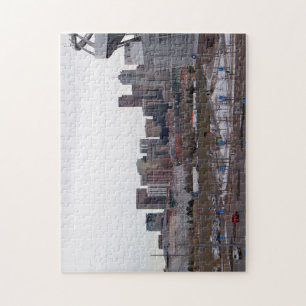 Ville puzzle d'horizon de Denver, le Colorado