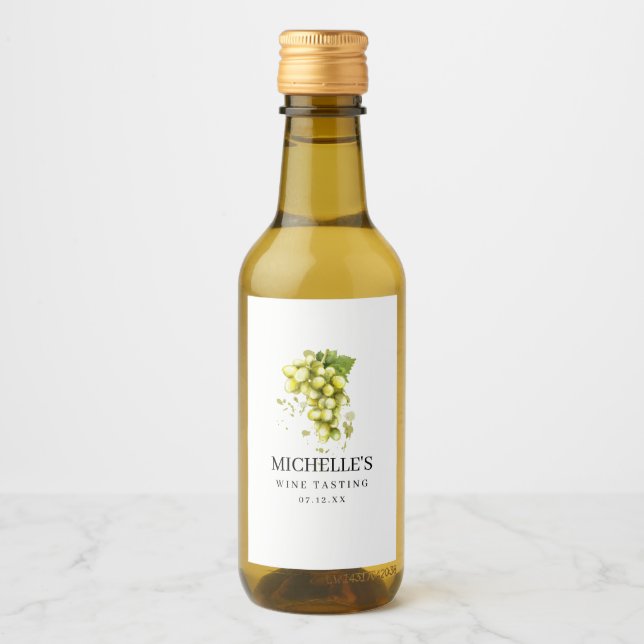 Vin blanc Étiquette de dégustation (Devant)