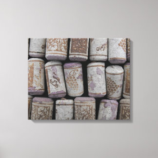 Vin Bouteille Corks Gros plan Photo Toile
