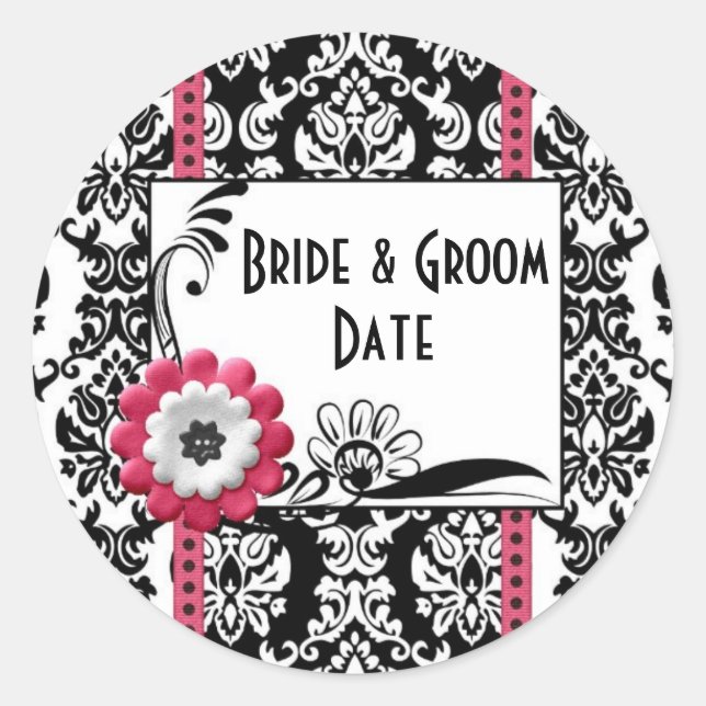 Vin Bouteille de bière Étiquettes de mariage noir  (Devant)