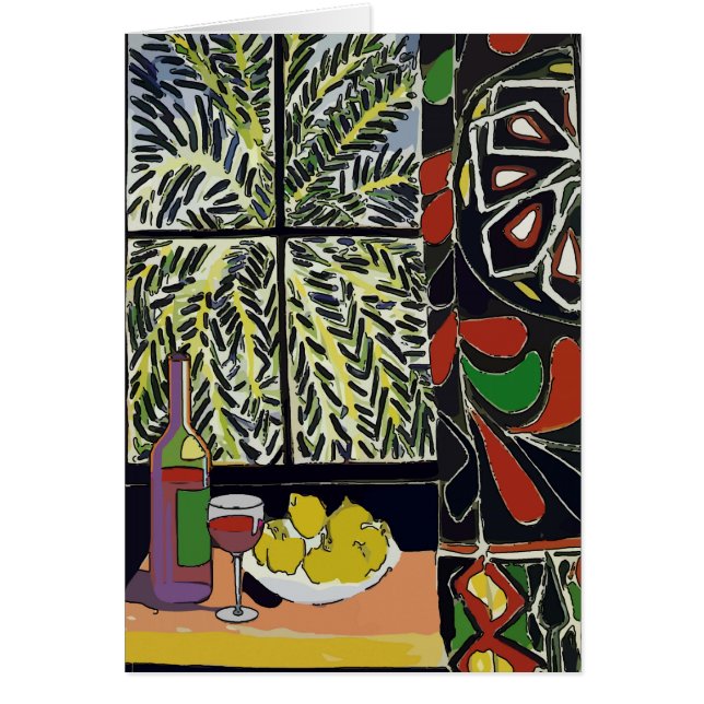 Vin dans la fenêtre Abstrait (Devant)