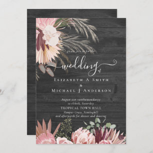 Vin de Bourgogne Pampas Grass Mariage Tropical