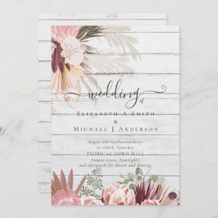 Vin de Bourgogne Pampas Grass Mariage Tropical