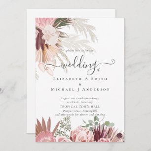 Vin de Bourgogne Pampas Grass Mariage Tropical