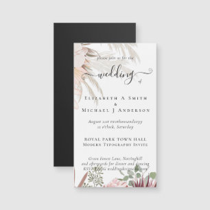 Vin de Bourgogne Pampas Grass Mariage Tropical