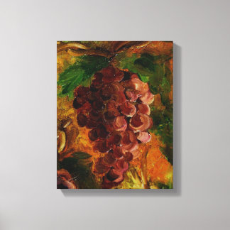 Vin de raisin 11x14 imprimé en toile rayée
