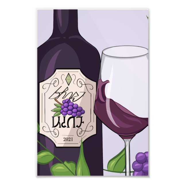 Vin De Raisin En Simlish Poster Complet Design D'I (Devant)