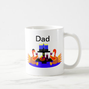 Vin de Thanksgivukkah grillant la tasse de papa de