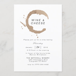Vin et fromage sophistiqués | INVITATION