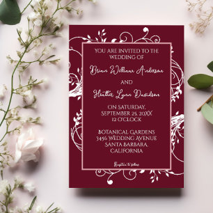 Vin Faire-part de mariage