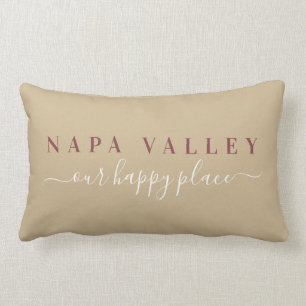 Vin Napa Valley Happy Place Lumbar Coussin