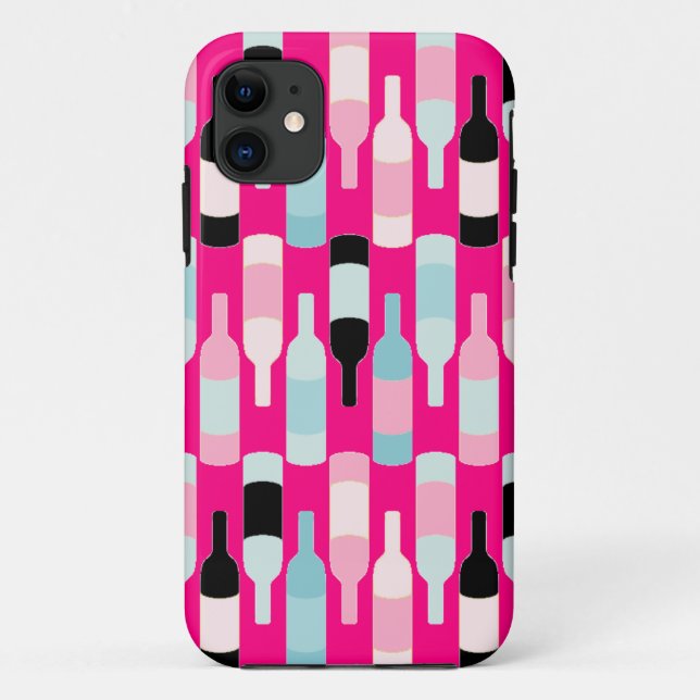 vin rose couverture coque iphone (Dos)